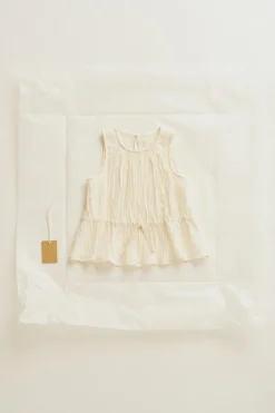 Niños ZARA 1½ - 6 Años·Camisas|1½ - 6 Años·Total Look<TIMELESZ - TOP TEXTURA LAZO