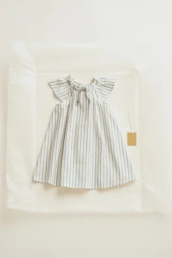 Niños ZARA 1½ - 6 Años·Vestidos / Petos|6 - 18 Meses·Vestidos / Monos<TIMELESZ - VESTIDO RAYAS CORDÓN