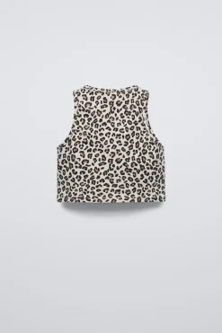 Niños ZARA 6 - 14 Años·Camisetas|6 - 14 Años·Total Look<TOP ANIMAL PRINT