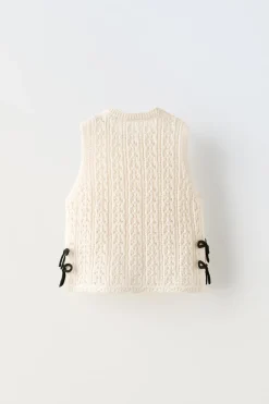 Niños ZARA 1½ - 6 Años·Punto|1½ - 6 Años·Camisetas<TOP CROCHET LAZOS