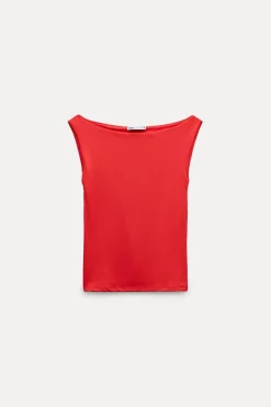 Sale TOP POLIAMIDA CUELLO BARCO Mujer Tops / Bodies