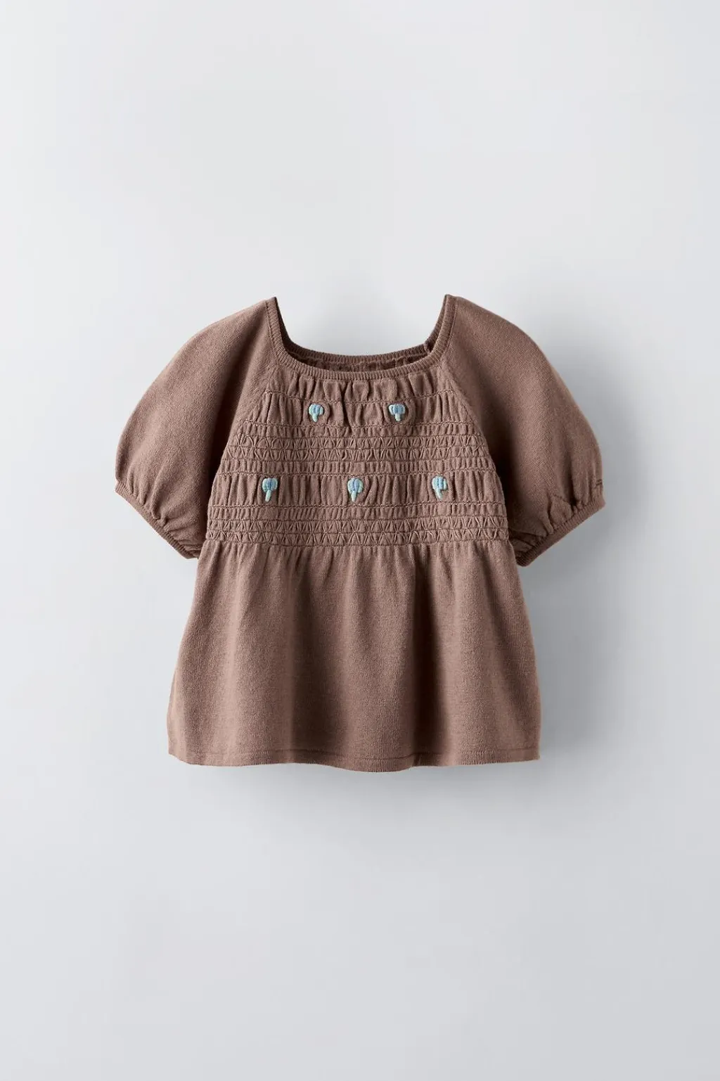 Niños ZARA 1½ - 6 Años·Punto|1½ - 6 Años·Camisetas<TOP PUNTO BORDADOS NIDO ABEJA
