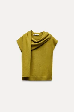 Outlet TOP PUNTO BUFANDA 100% LANA Mujer Cárdigan / Jerséis|Punto