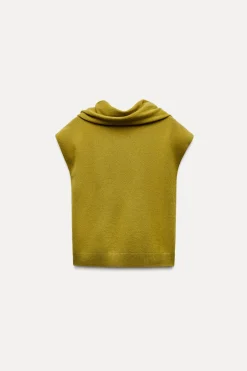 Outlet TOP PUNTO BUFANDA 100% LANA Mujer Cárdigan / Jerséis|Punto
