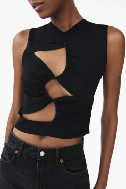 Outlet TOP PUNTO CUT OUT Mujer Cárdigan / Jerséis|Punto