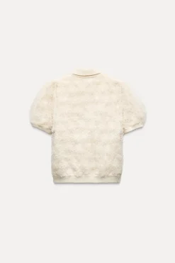 Sale TOP PUNTO ENCAJE LENTEJUELAS Mujer Cárdigan / Jerséis|Punto