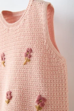 Niños ZARA 1½ - 6 Años·Punto|1½ - 6 Años·Camisetas<TOP PUNTO FLORES