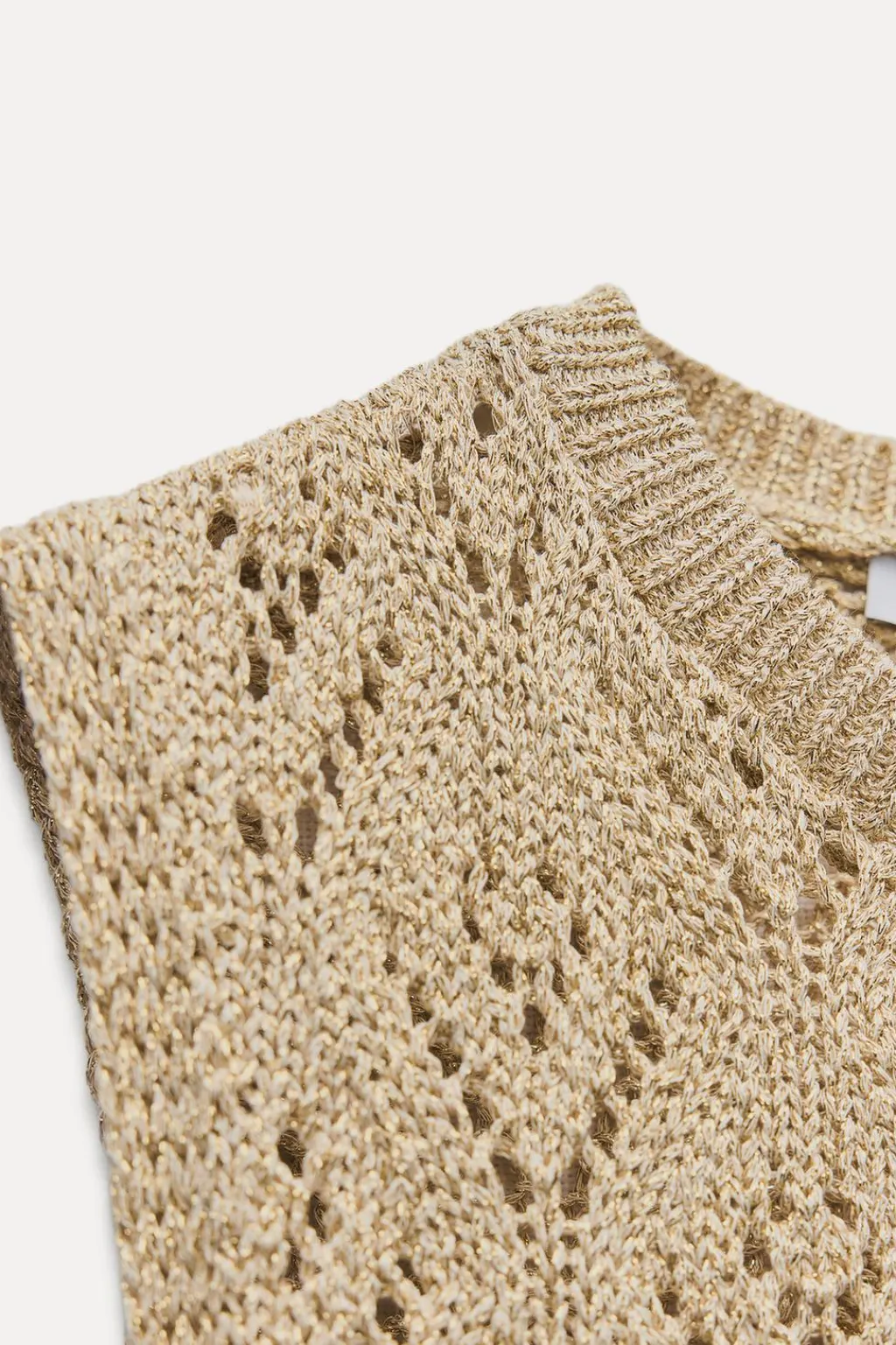Sale TOP PUNTO HILO METALIZADO Mujer Cárdigan / Jerséis|Punto