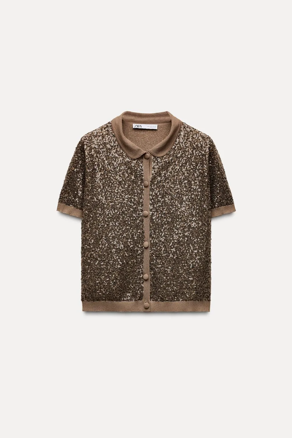 Sale TOP PUNTO LENTEJUELAS Mujer Cárdigan / Jerséis|Punto