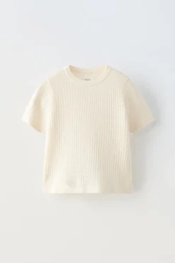 Niños ZARA 6 - 14 Años·Punto|6 - 14 Años·Camisetas<TOP PUNTO POINTELLE