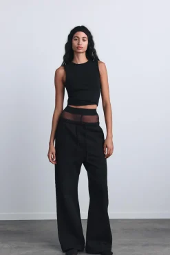 Best TOP RIB ABERTURA ESPALDA Mujer Tops / Bodies|Sudaderas / Joggers
