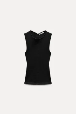Best TOP RIB ABERTURA ESPALDA Mujer Tops / Bodies|Sudaderas / Joggers