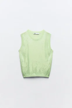 Sale TOP SISA PUNTO LENTEJUELAS Mujer Cárdigan / Jerséis|Punto