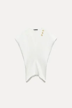 Outlet TOP SOFT PIQUÉ Mujer Tops / Bodies