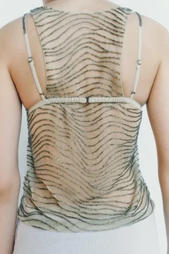 Clearance TOP TUL BORDADOS ABALORIOS Mujer Tops / Bodies|Lenceria