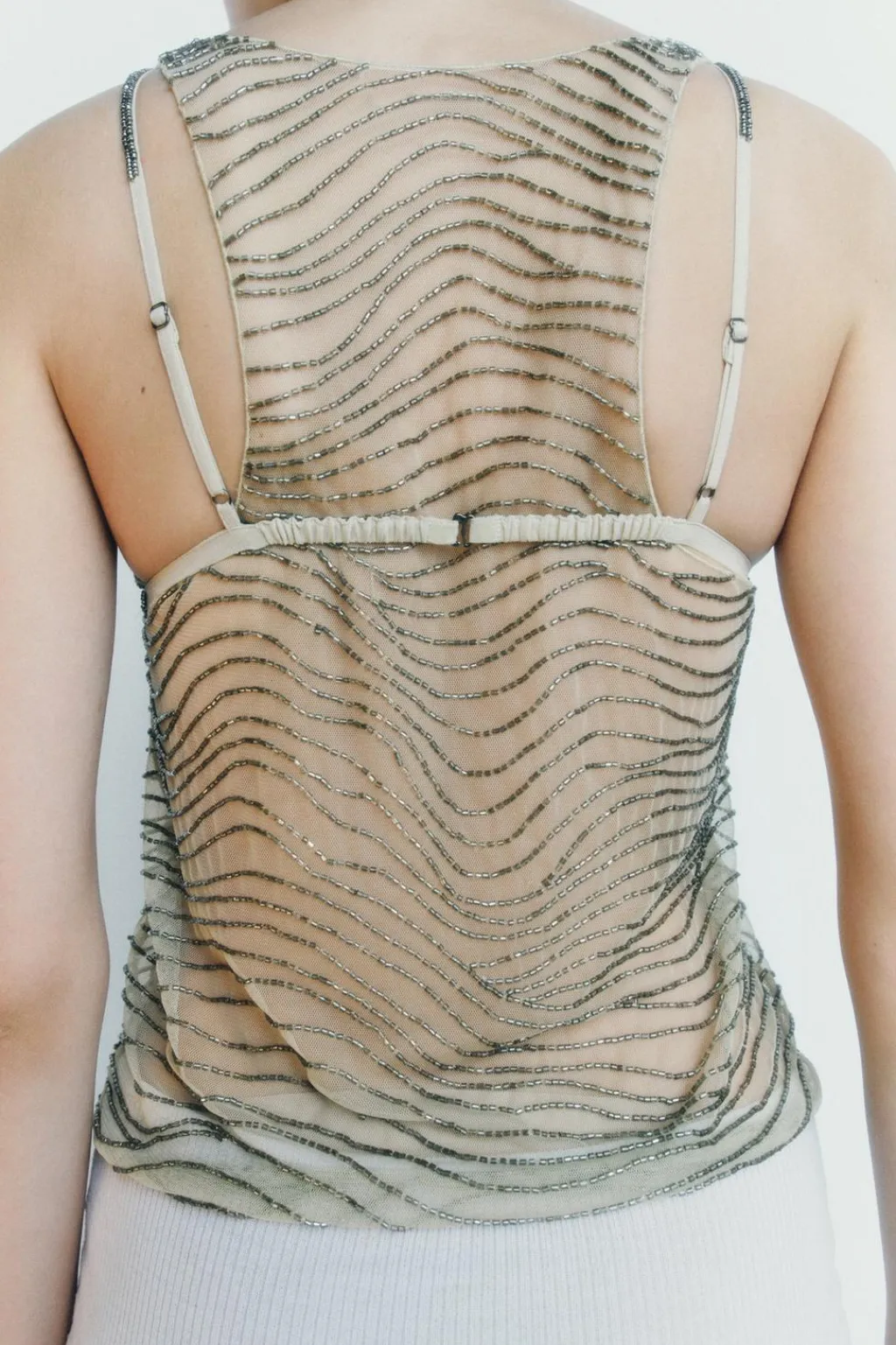 Clearance TOP TUL BORDADOS ABALORIOS Mujer Tops / Bodies|Lenceria