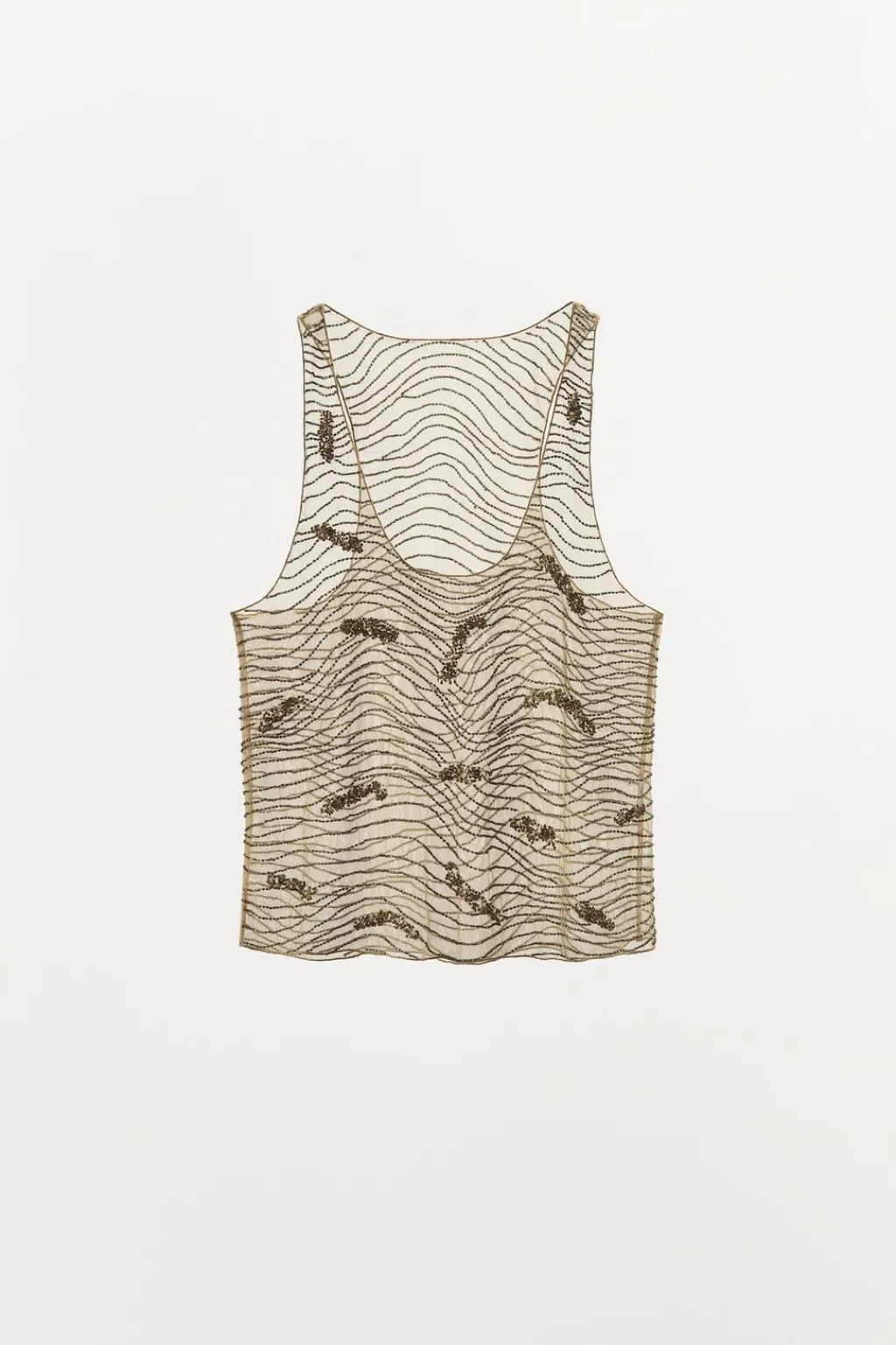 Clearance TOP TUL BORDADOS ABALORIOS Mujer Tops / Bodies|Lenceria