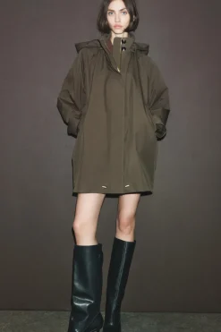 Hot TRENCH CAPUCHA WATER REPELLENT ZW COLLECTION Mujer Abrigos / Anoraks