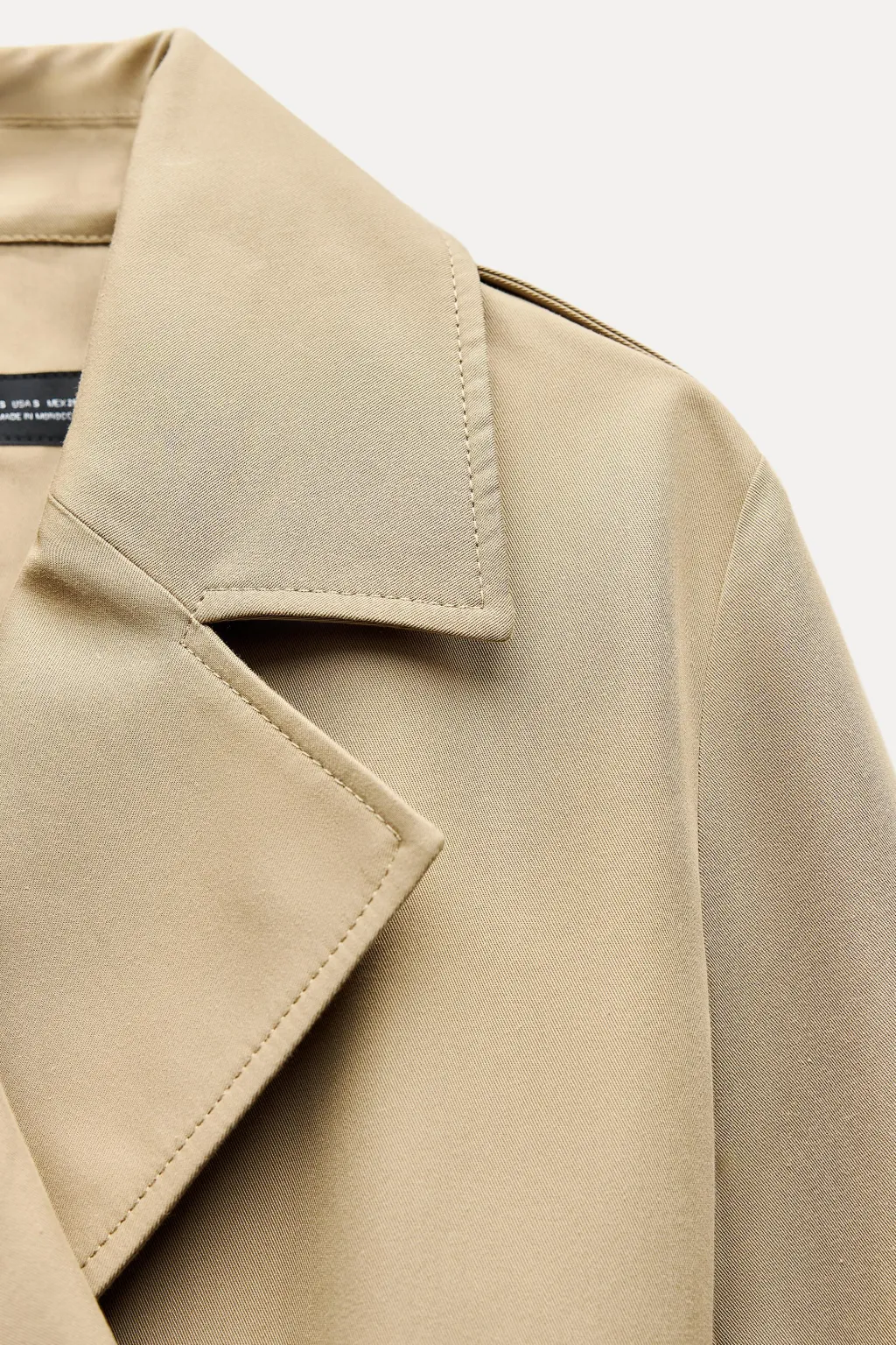 Hot TRENCH CRUZADO CINTURÓN Mujer Abrigos / Anoraks