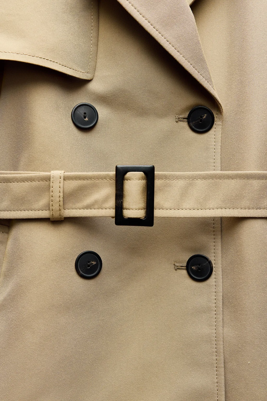 Hot TRENCH CRUZADO CINTURÓN Mujer Abrigos / Anoraks