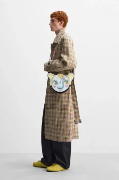 Clearance TRENCH CUADROS X HARRY LAMBERT Hombre Cazadoras|Abrigos / Gabardinas