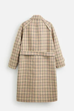 Clearance TRENCH CUADROS X HARRY LAMBERT Hombre Cazadoras|Abrigos / Gabardinas
