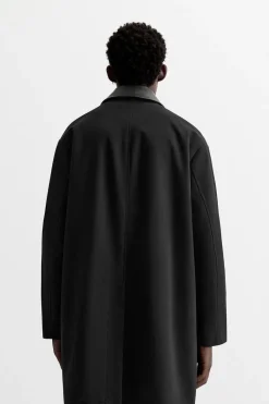 Clearance TRENCH CUELLO PIEL LIMITED EDITION Hombre Cazadoras|Abrigos / Gabardinas