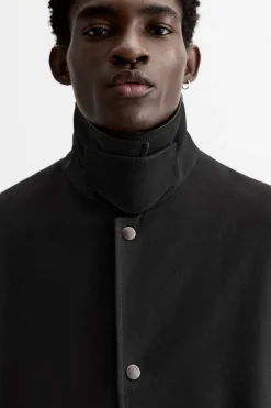 Clearance TRENCH CUELLO PIEL LIMITED EDITION Hombre Cazadoras|Abrigos / Gabardinas