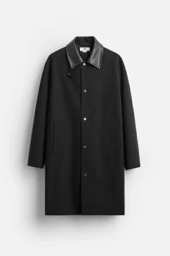 Clearance TRENCH CUELLO PIEL LIMITED EDITION Hombre Cazadoras|Abrigos / Gabardinas