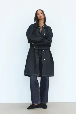 Hot TRENCH DENIM TRF Mujer Chaquetas / Cazadoras