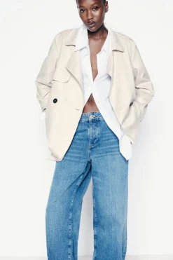 Sale TRENCH EFECTO ANTE Mujer Abrigos / Anoraks|Chaquetas / Cazadoras