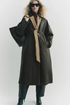 Clearance TRENCH REVERSIBLE ZW COLLECTION Mujer Abrigos / Anoraks