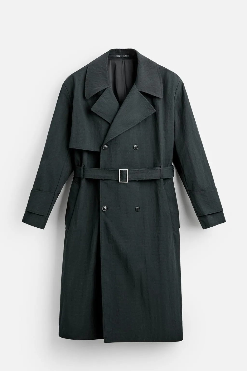 Outlet TRENCH TÉCNICO RELAXED FIT Hombre Cazadoras|Abrigos / Gabardinas
