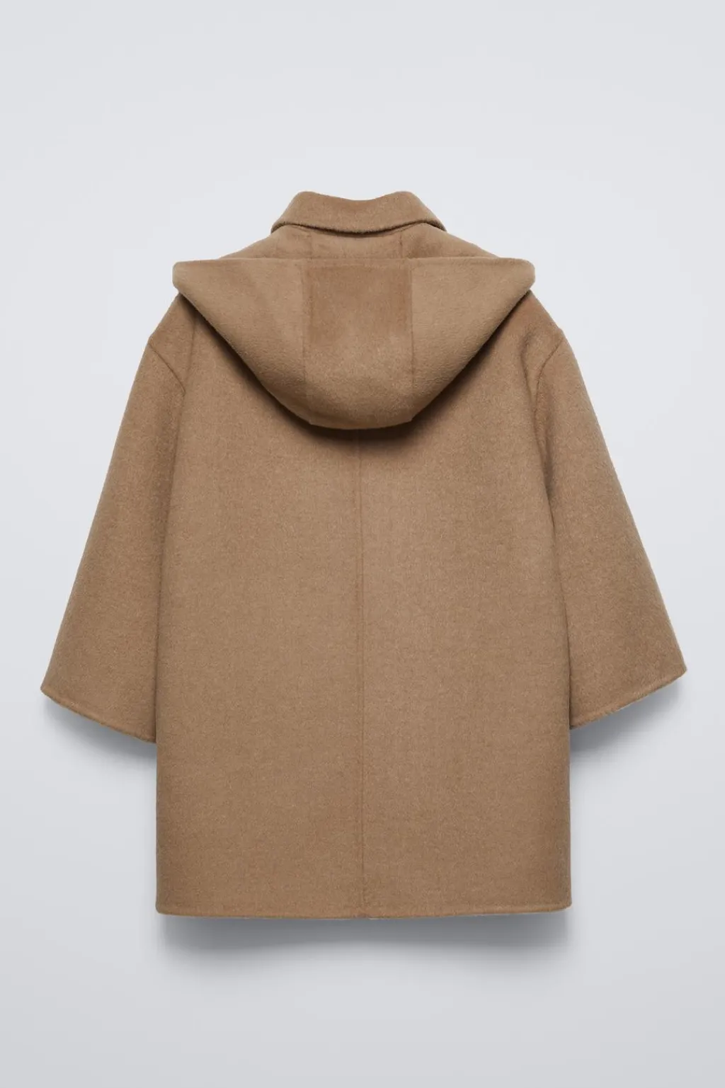 Niños ZARA 6 - 14 Años·Abrigos<TRENKA CON LANA CAPUCHA