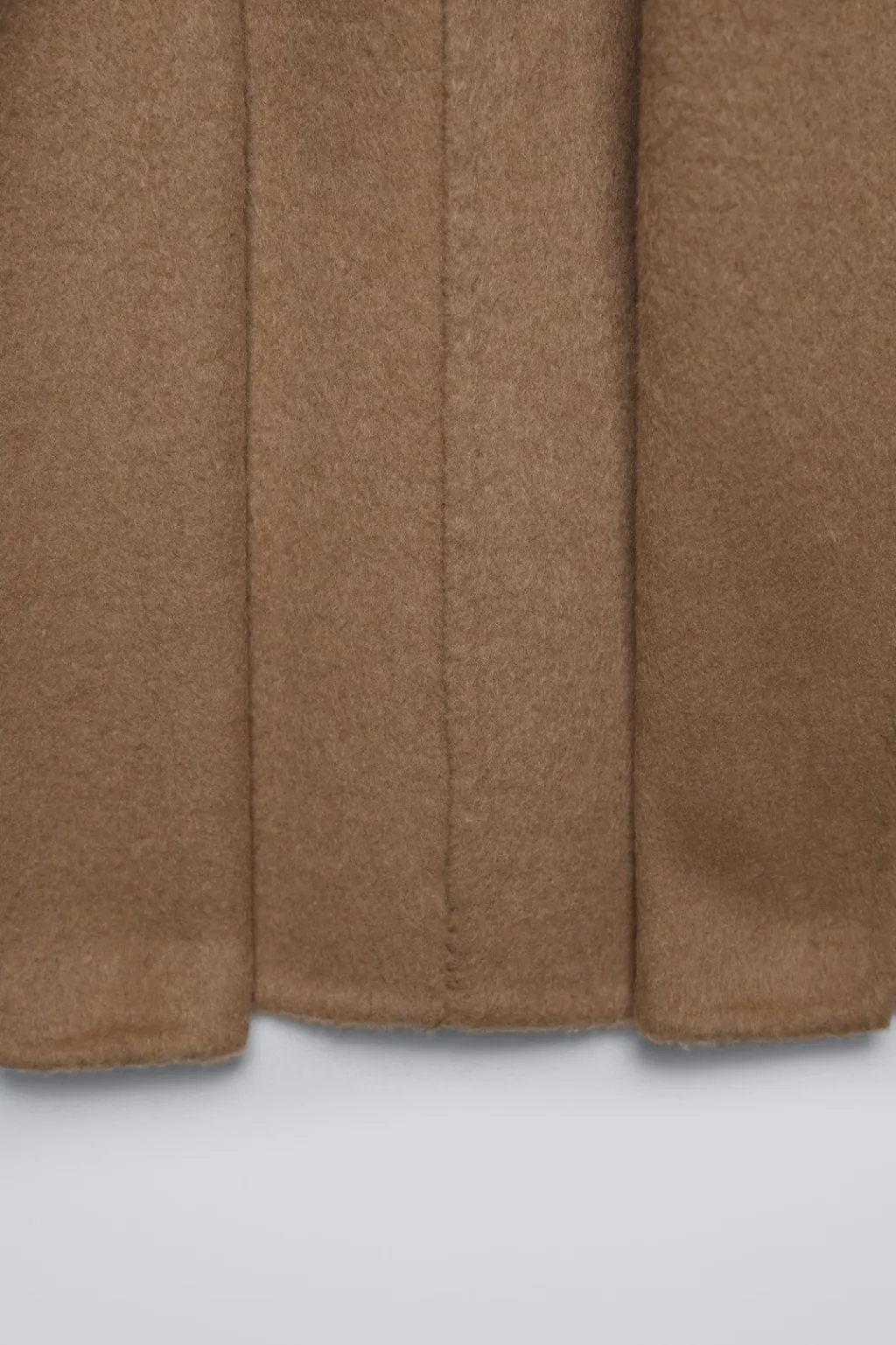 Niños ZARA 6 - 14 Años·Abrigos<TRENKA CON LANA CAPUCHA