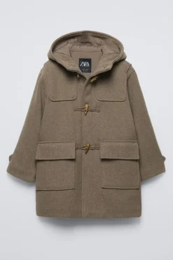 Niños ZARA 6 - 14 Años·Abrigos<TRENKA PAÑO CON LANA