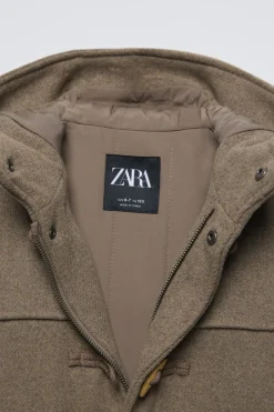 Niños ZARA 6 - 14 Años·Abrigos<TRENKA PAÑO CON LANA