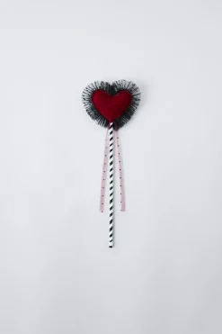 Niños ZARA 1½ - 6 Años·Accesorios|6 - 14 Años·Accesorios<VARITA CORAZÓN TERCIOPELO DISFRAZ REINA DE CORAZONES