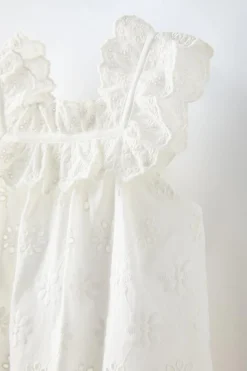 Niños ZARA 1½ - 6 Años·Vestidos / Petos|6 - 18 Meses·Vestidos / Monos<VESTIDO BORDADO VOLANTES
