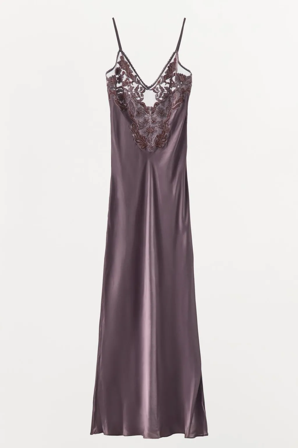 Discount VESTIDO COMBINADO BORDADOS ABALORIOS Mujer Vestidos|Lenceria