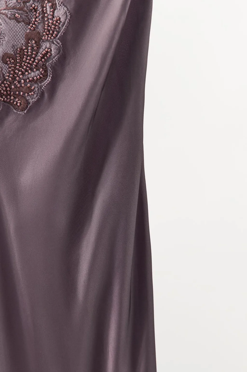Discount VESTIDO COMBINADO BORDADOS ABALORIOS Mujer Vestidos|Lenceria
