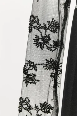 Clearance VESTIDO COMBINADO ENCAJE ABALORIOS Mujer Vestidos|Lenceria