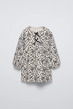 Niños ZARA 1½ - 6 Años·Vestidos / Petos|6 - 18 Meses·Vestidos / Monos<VESTIDO ESPIGA ESTAMPADO