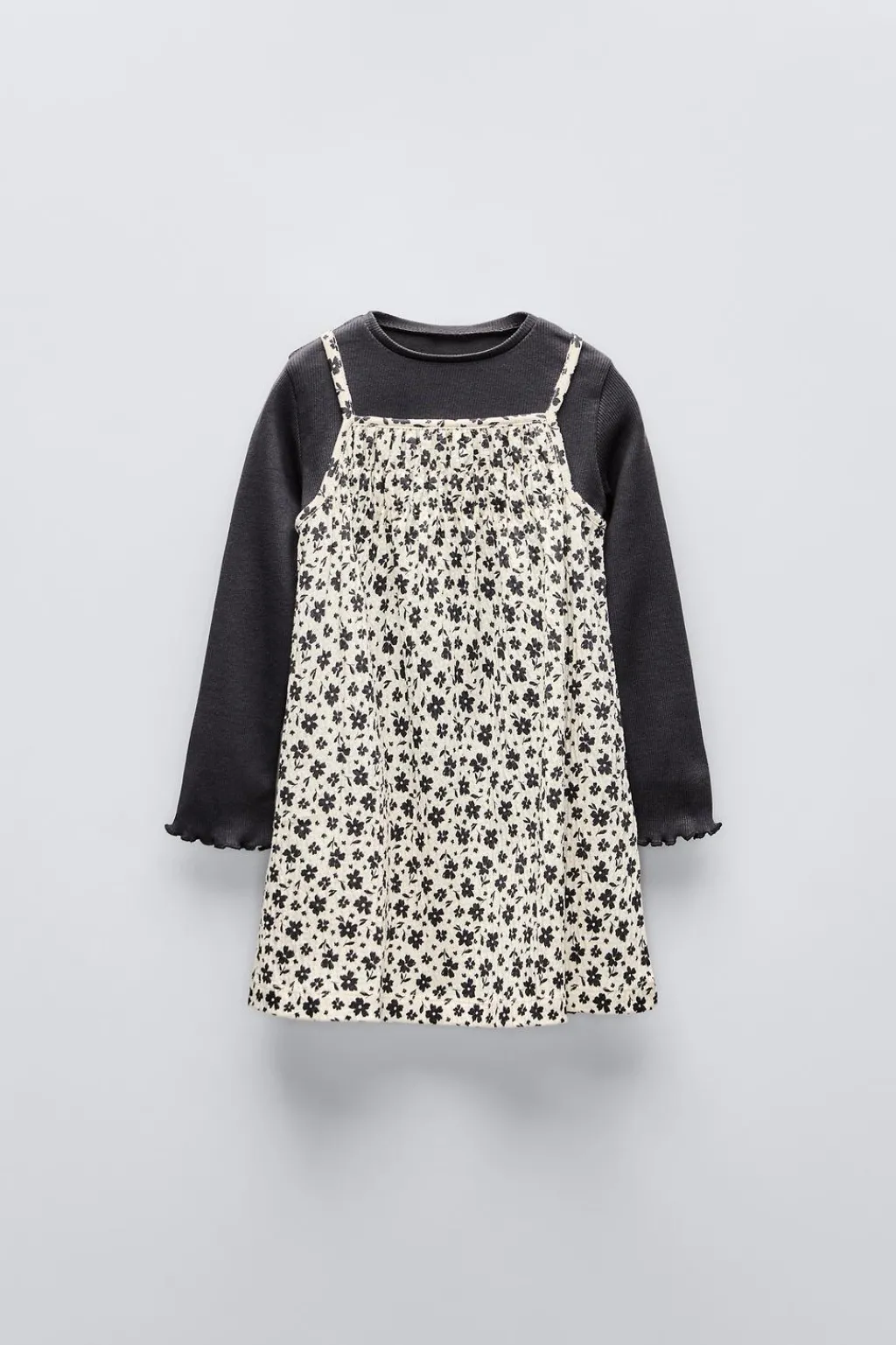 Niños ZARA 1½ - 6 Años·Vestidos / Petos|6 - 18 Meses·Vestidos / Monos<VESTIDO ESTAMPADO COMBINADO CAMISETA