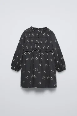 Niños ZARA 1½ - 6 Años·Vestidos / Petos|6 - 18 Meses·Vestidos / Monos<VESTIDO ESTAMPADO LAZOS