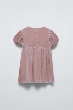 Niños ZARA 1½ - 6 Años·Vestidos / Petos<VESTIDO LAZO VELVET