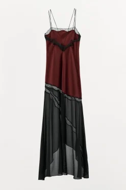 Sale VESTIDO LENCERO COMBINADO ENCAJE Mujer Vestidos|Lenceria