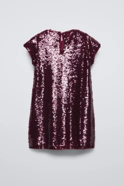 Niños ZARA 6 - 14 Años·Vestidos / Monos<VESTIDO LENTEJUELAS