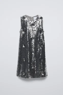 Niños ZARA 6 - 14 Años·Vestidos / Monos<VESTIDO LENTEJUELAS