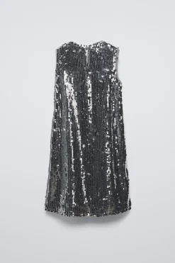 Niños ZARA 6 - 14 Años·Vestidos / Monos<VESTIDO LENTEJUELAS